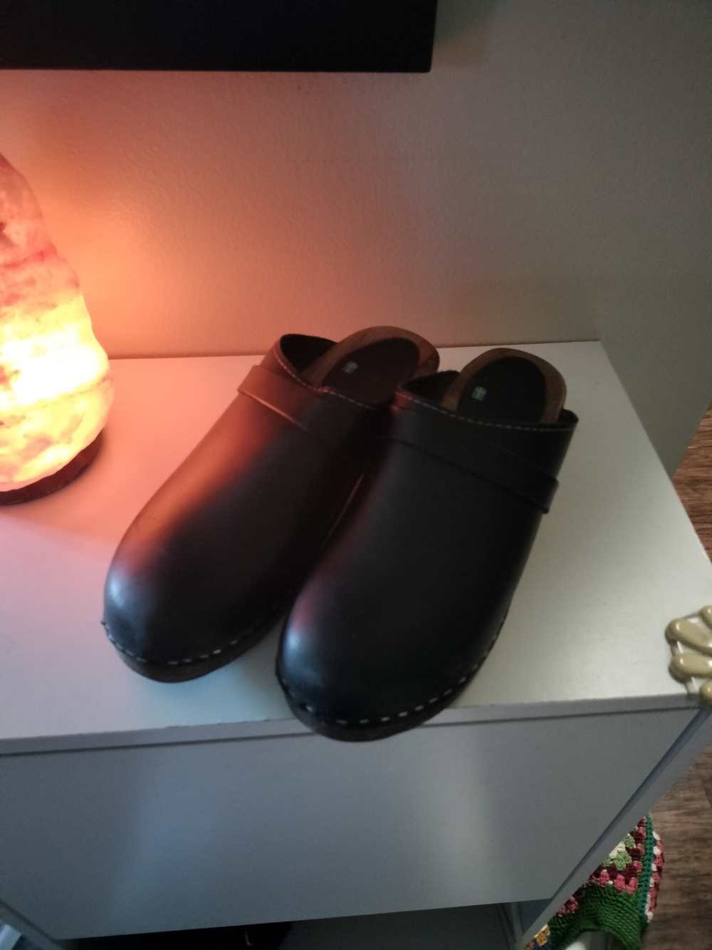 Men's Black Slip-On Clogs